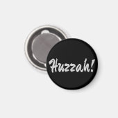 Huzzah, hurrah magneet (Voorkant / Achterkant)