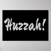 Huzzah, hurrah poster (Voorkant)