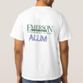 Huzzah, ik ging naar Emerson, je argument is in.. T-shirt (Achterkant)