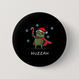 Huzzah Kikker Ridder Grappig Zwaard Meme Citaat Ke Ronde Button 5,7 Cm