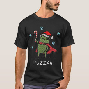 Huzzah Kikker Ridder Grappig Zwaard Meme Citaat Ke T-shirt