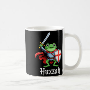 Huzzah Kikker Ridder Grappig Zwaard Meme Citaat Mi Koffiemok