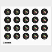 Huzzah Kikker Ridder Grappig Zwaard Meme Citaat Mi Ronde Sticker (Vel)