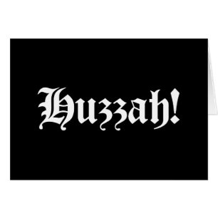 Huzzah! {Medieval Typografie}