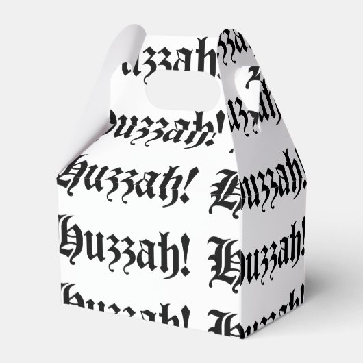 Huzzah! {Medieval Typografie} Bedankdoosjes (Achterkant)