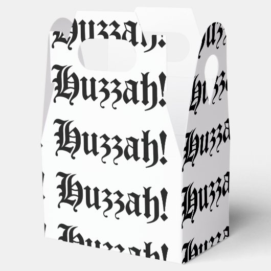 Huzzah! {Medieval Typografie} Bedankdoosjes (Geopend)