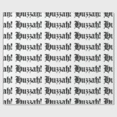 Huzzah! {Medieval Typografie} Cadeaupapier (Vlak)