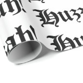 Huzzah! {Medieval Typografie} Cadeaupapier (Rol Hoek)