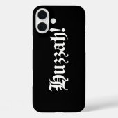 Huzzah! {Medieval Typografie} Case-Mate iPhone Case (Achterkant)