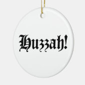 Huzzah! {Medieval Typografie} Keramisch Ornament (Links)