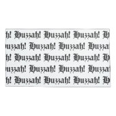 Huzzah! {Medieval Typografie} Kussensloop (Achterkant-Links)