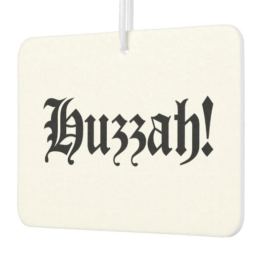 Huzzah! {Medieval Typografie} Luchtverfrisser (Links)