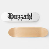 Huzzah! {Medieval Typografie} Persoonlijk Skateboard (Horizontaal)