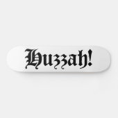 Huzzah! {Medieval Typografie} Persoonlijk Skateboard (Horizontaal)
