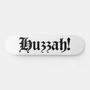 Huzzah! {Medieval Typografie} Persoonlijk Skateboard