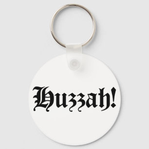 Huzzah! {Medieval Typografie} Sleutelhanger