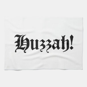 Huzzah! {Medieval Typografie} Theedoek