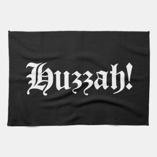 Huzzah! {Medieval Typografie} Theedoek
