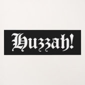 Huzzah! {Medieval Typografie} Yogamat (Achterkant (horizontaal))