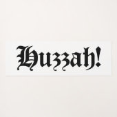 Huzzah! {Medieval Typografie} Yogamat (Achterkant (horizontaal))