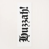 Huzzah! {Medieval Typografie} Yogamat (Achterkant)