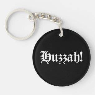 Huzzah! {Middeleeuwse typografie} Sleutelhanger