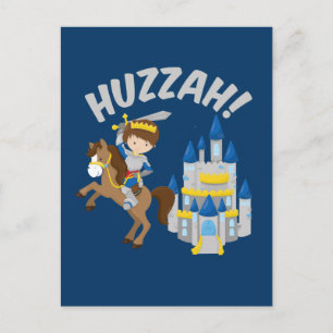 Huzzah Renaissance Faire Knight Briefkaart