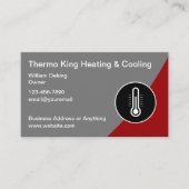 HVAC Airconditioning Moderne Visitekaartjes (Voorkant)