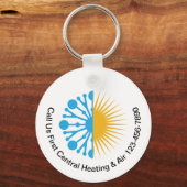 HVAC Airconditioning Promotie Sleutelhangers (Voorkant)