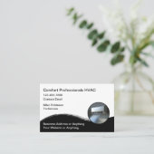 HVAC Airconditioning Service Visitekaartje (Staand voorkant)