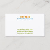 HVAC-airconditioning Visitekaartje (Achterkant)