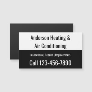 HVAC-bedrijfsnaam telefoon & diensten koelkastmagn
