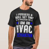 HVAC-de Technologieset Grappige HVAC Technologie v T-shirt (Voorkant)
