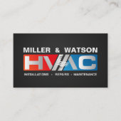 HVAC-diensten  Visitekaartje (Voorkant)