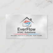 HVAC-diensten  Visitekaartje (Voorkant)