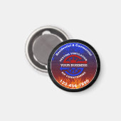 HVAC Heating and Air Conditioning Magneet (Voorkant / Achterkant)