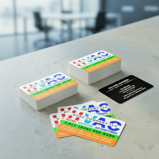 HVAC Heating, Ventilation & Air Conditioning - Pro Visitekaartje