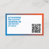 HVAC het Verwarmen en het Koelen QR Visitekaartje (Achterkant)