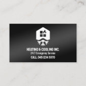 🌡️ HVAC het Verwarmen en het Koelen QR Visitekaartje (Voorkant)