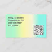 HVAC het Verwarmen en het Koelen QR Visitekaartje (Achterkant)