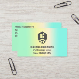 HVAC het Verwarmen en het Koelen QR Visitekaartje
