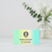 HVAC het Verwarmen en het Koelen QR Visitekaartje (Staand voorkant)