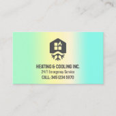 HVAC het Verwarmen en het Koelen QR Visitekaartje (Voorkant)
