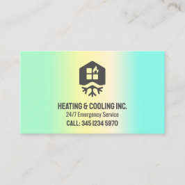 HVAC het Verwarmen en het Koelen QR Visitekaartje