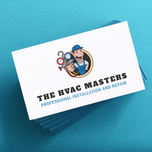 HVAC het Verwarmen het Koelen AC de Hittedienst Visitekaartje
