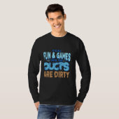 Hvac-installateur Hvac-technicus T-shirt (Voorkant volledig)