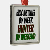 HVAC-installateur jagen Metalen Ornament (Rechts)