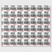 HVAC-installateurs doen het beter Cadeaupapier (Vlak)