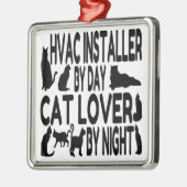 HVAC-installateurscatoverloop Metalen Ornament (Links)