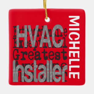 HVAC Installer Extraordinaire CUSTOM Keramisch Ornament
